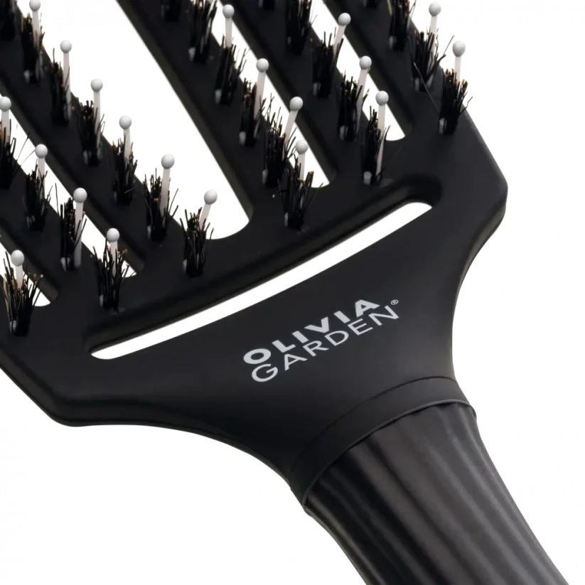 Vlasový kartáč Fingerbrush - Barva: Černá