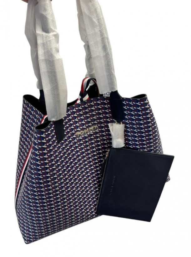 Tommy Hilfiger - dámská kabelka ICONIC TOTE MONOGRAM